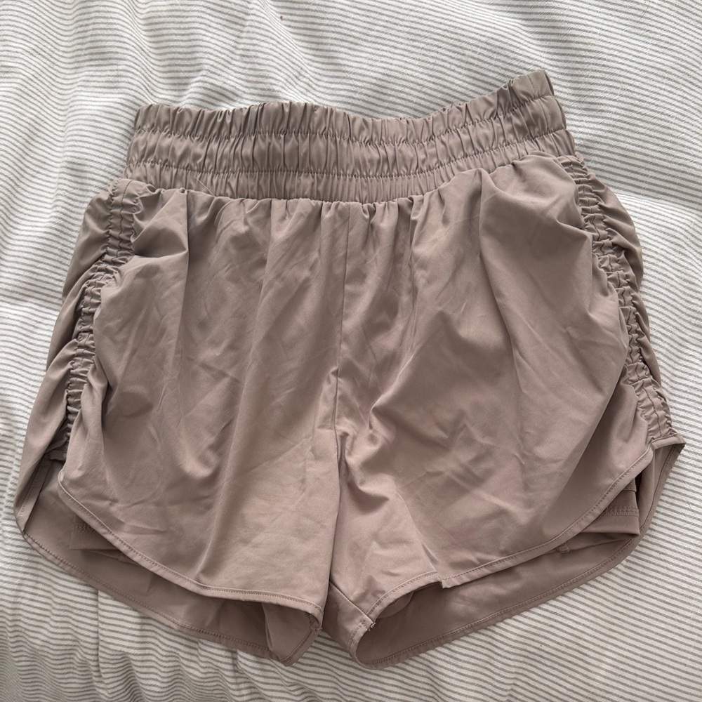 Marika Women's Ruched Athletic Running Shorts - size S